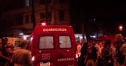 Pożar i ewakuacja szpitala w Rio de Janeiro. Personel medyczny w pośpiechu wynosił pacjentów na ulicę, jedna osoba zginęła