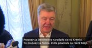 P. Poroszenko o porozumieniu między Rosją a Ukrainą