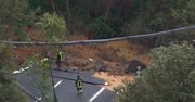Lawina błotna zniszczyła 30-metrowy odcinek autostrady we Włoszech