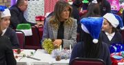 Świąteczne spotkanie z dziećmi. Melania Trump w centrum Armii Zbawienia w Londynie