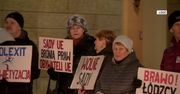 “Stop zastraszaniu sędziów”. Protest KOD-u w Łodzi przeciwko ustawie dyscyplinującej sędziów