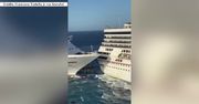 W porcie Cozumel w Meksyku zderzyłī się ze sobą dwa statki wycieczkowe.