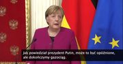 A. Merkel: Nadal będziemy wspierać projekt Nord Stream 2