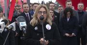 Wdowa M. Adamowicz i prezydent Gdańska na otwarciu Alei Pawła Adamowicza