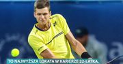 Kolejny awans Huberta Hurkacza w rankingu ATP. Najwyższa lokata w karierze