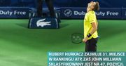 Hubert Hurkacz przegrał z Johnem Millmanem w drugiej rundzie wielkoszlemowego Australian Open i pożegnał się z turniejem