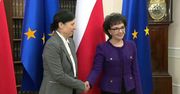 Wiceszefowa Komisji Europejskiej V. Jourova w Polsce. Spotkała się z marszałek Sejmu i marszałkiem Senatu