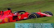 Sebastian Vettel najszybszy podczas środowej sesji testowej. Wypadek Antonio Giovinazziego