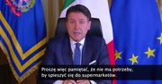 Premier G. Conte ogłosił, że Włochy zamykają sklepy, restauracje i lokale usługowe