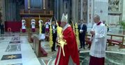 Niedziela Palmowa w Watykanie. Msza święta w pustej Bazylice Świętego Piotra