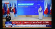 Premier: od 4 maja udostępnienie boisk, na których będzie mogło przebywać do 6 osób