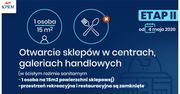 Drugi etap dotyczący odmrażania gospodarki już od 4 maja