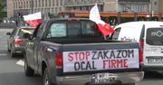 Protest przedsiębiorców w Warszawie. Skarżyli się na niewystarczającą pomoc rządu i zamrożenie gospodarki
