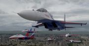 Pokazy lotnicze z okazji Dnia Zwycięstwa w Moskwie
