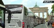 Protest pracowników branży turystycznej w Berlinie. Autokary blokowały centrum miasta