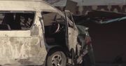 Dziennikarz i jego kierowca zginęli, a cztery osoby zostały ranne w wyniku wybuchu bomby pod minibusem, należącym do prywatnej stacji telewizyjnej