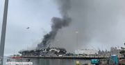 Co najmniej 60 osób zostało rannych w pożarze okrętu amerykańskiej marynarki wojennej w San Diego