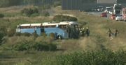 Wypadek autokaru na autostradzie A1. 16 osób trafiło do szpitali
