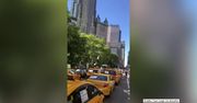 Protest taksówkarzy w Nowym Jorku. Domagają się wsparcia od burmistrza Billa de Blasio