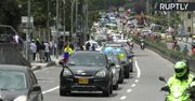 Antyrządowy protest w Bogocie. Setki samochodów zablokowało centrum stolicy Kolumbii