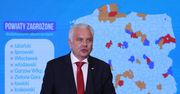 51 powiatów z obostrzeniami; 17 w strefie czerwonej, 34 w strefie żółtej