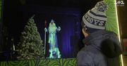 Święty Mikołaj jako hologram na Ukrainie