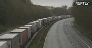Tysiące ciężarówek utknęło w angielskim Folkestone, po tym jak Francja zamknęła dostęp do Eurotunelu