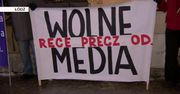 Protesty w obronie mediów.