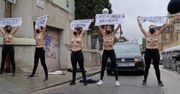Aktywistki FEMEN protestowały przeciwko skrajnej prawicy
