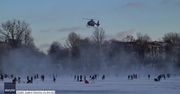 Policjanci helikopterem przeganiali berlińczyków z zamarzniętego jeziora
