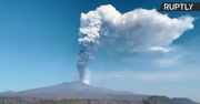 10. erupcja w ciągu 16 dni. 300-metrowa chmura pyłu nad Etną