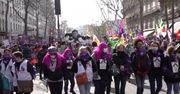 Tysiące ludzi przeszło ulicami Paryża z okazji Międzynarodowego Dnia Kobiet.
