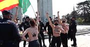 “Legalny faszyzm – narodowy wstyd”. Protest półnagich aktywistek FEMEN-u w Madrycie