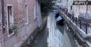 Kanały w Wenecji niemal wyschły. Niska woda zamiast wysokiej