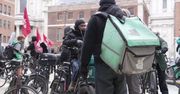 Protesty dostawców jedzenia w Anglii.