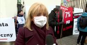 Protest medyków w Warszawie.
