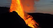 Widowiskowa erupcja islandzkiego wulkanu Fagradalsfjall.