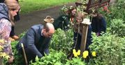 Książę William i księżna Kate dołączyli do dzieci przy ogrodniczych pracach w 125-letnim Starbank Park