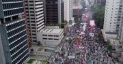 Liczba ofiar pandemii przekroczyła w Brazylii pół miliona. Protest przeciwko prezydentowi J. Bolsonaro w Sao Paulo