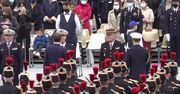 Defilada wojskowa i fajerwerki w Paryżu z okazji Dnia Bastylii.
