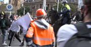 Zamieszki podczas protestu przeciwko kolejnemu lockdownowi w Melbourne.