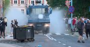 Zamieszki przed komisariatem w Lubinie. Policja zatrzymała 40 osób.