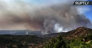 Pożary lasów w okolicach Saint-Tropez we Francji.