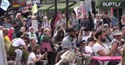 Protesty Extinction Rebellion w Londynie.
