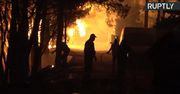 Kolejna noc walki z pożarami na przedmieściach Aten. Ewakuacja ludności