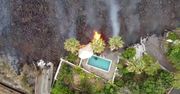 Lawa pochłania budynki na hiszpańskiej wyspie La Palma.