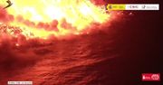 Lawa z wulkanu na La Palmie dotarła do Oceanu Atlantyckiego. Ostrzeżenia przed toksycznymi gazami