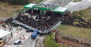 “Spodziewamy się próby siłowego forsowania granicy”. Straż Graniczna o grupie migrantów na przejściu granicznym w Kuźnicy