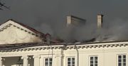 Pożar zabytkowego pałacu w Korczewie pod Siedlcami. 200 strażaków w akcji