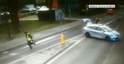 Potrącił rowerzystę i uciekł. Gdy przejeżdżał obok jeszcze raz, zatrzymali go policjanci